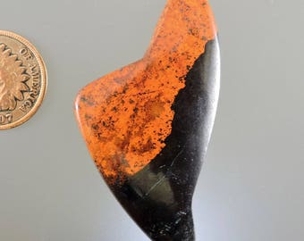 Sonoran Sunrise Cabochon, Sonoran Sunrise Cab, Designer Sonoran Sunrise Cab, Sunrise Pendant Cab, Gift Cab, C2403, Hand Cut by 49erMinerals