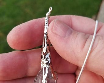 Amethyst gothic necklace