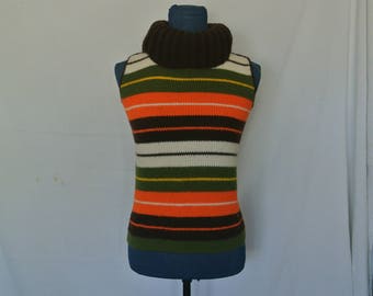 WHOA! Amazing Sleeveless Turtleneck Sweater
