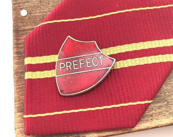 Prefect pin, prefect badge, vintage pin badges, vintage enamel pin, lapel pin, vintage uniform, pin enamel, enamel pin vintage, pins movie,