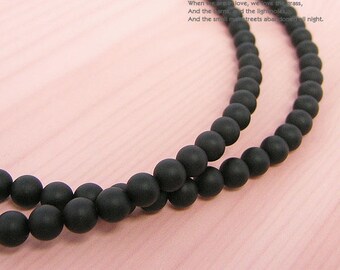 High Quality Gemstone Black Onyx Beads