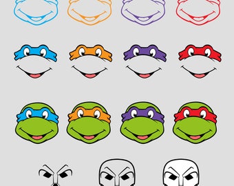 Ninja Turtles.Svg.Dfx.Eps.Pdf.Png.
