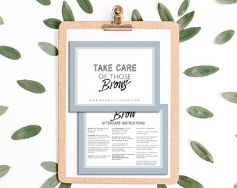 Microblading Aftercare Instructions PDF