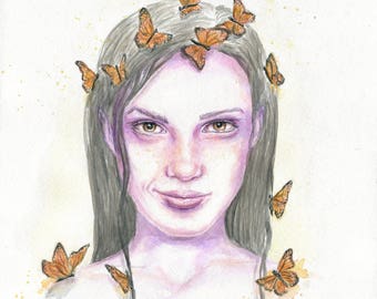 The Fierceness of Fragility - ART PRINT 8 x 10 | Watercolor by Ruth Oosterman