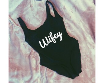 Bride bathing suits | bachelorette bathing suits | bachelorette swimwear | custom bride | maid of honor | bride gift | bridal party shirts