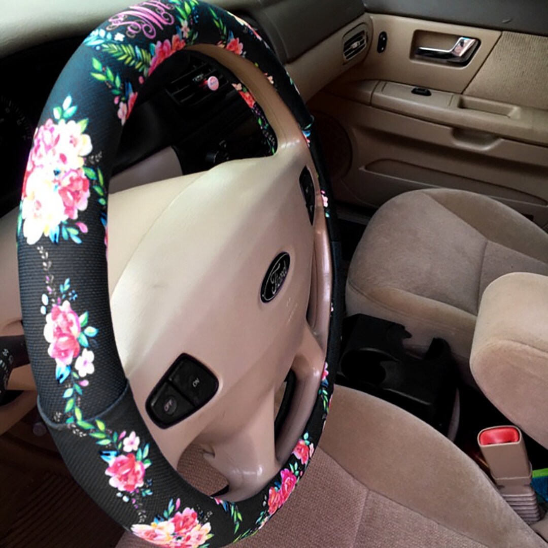 Monogrammed Car Steering Wheel Covers Monogrammed Car Steering Wheel Covers