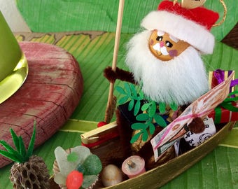 christmas ornament santa hawaiian christmas holiday decor merry christmas hawaii stnick handmade original design - Merry Christmas In Hawaii christmas ornament santa hawaiian christmas holiday decor merry christmas hawaii stnick handmade original design - Merry Christmas In Hawaii