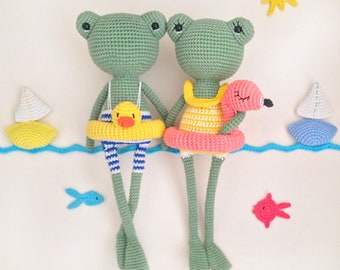 Pattern: BETTY&BOB FROGS- Amigurumi Crochet Pattern