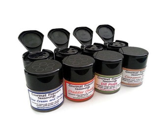 POPCORN SEASONING SAMPLER, Father's Day Gift, for him, movie night gift, seasoning mixes, popcorn flavorings, popcorn gift box, guy gift.