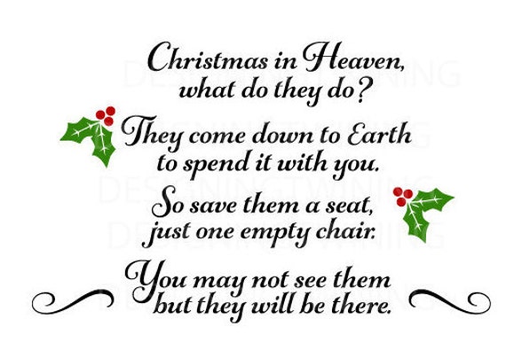 Christmas In Heaven Poem Printable - Il 570xN.1099235974 Bbw8 