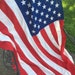 3 x 5 American Flag, Vintage EVERWEAR Bunting Cotton Rustic USA , Americana Farmhouse Porch Decor, Free Shipping