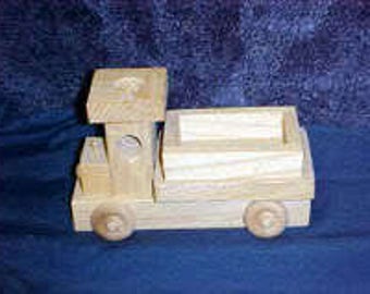 Custom Wood Toy Pickup Truck