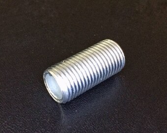 FE M10x1 thread pipe length 40 mm 10 pieces zinc plated tube connection pipe iron threaded pipe fine thread