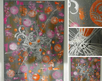 acrylic painting Buble Gum