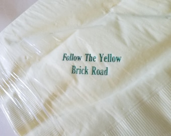 Follow the Yellow Brick Road Luncheon Napkins