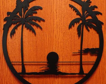 Sunset Circle Wall Art