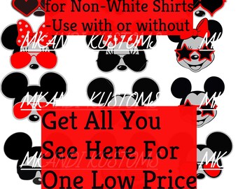 Minnie Mickey Sunglasses/Disney Svg/Mickey Mouse Head Svg/Minnie Mouse Head Svg/Minnie Svg/Mickey Sunglasses/Disney Family/Minnie Sunglasses