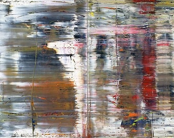 GERHARD RICHTER - 'Abstract Painting (726)' - original archival quality print (Curwen Press, London)