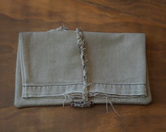 Recycled Denim Fold-over Pouch