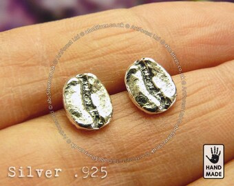 COFFEE Handmade Sterling Silver .925 Earrings in a gift box