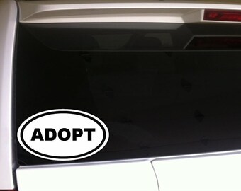 Adoption Car Decal Vinyl Sticker 6"