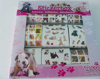 1000 decals dog cat puppy kitten stickers