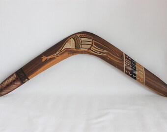 Vintage Australian Kangaroo Boomerang