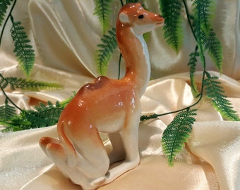 Lomonosov porcelain figurine camel, russian porcelain
