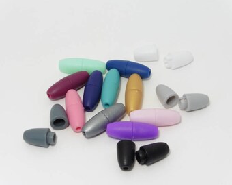 Hard silicone safety clasp