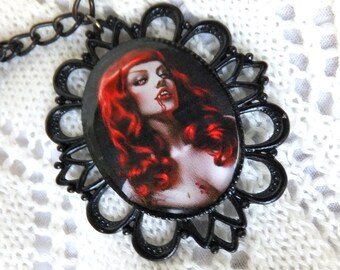 Necklace "Vamp" Gothic style Choker