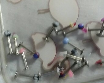 Labret/monroe/lip studs