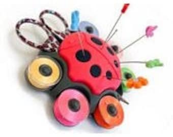 Ladybug Sewing Caddy by Smart Needle