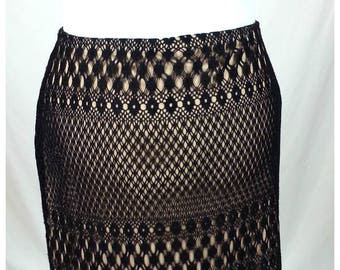 Nude mini skirt | Etsy