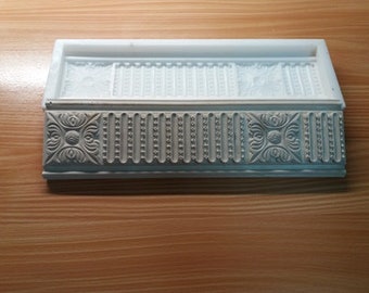 Silicone mold for the production of plaster baguette Tile mold Silicone rubber for gypsum Cornice moulding plaster decorations mould making