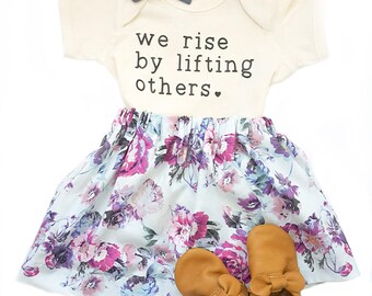 Spring Floral Skirt