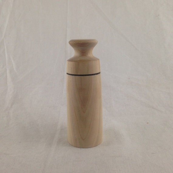 Turned Maple Box, Raw Wood