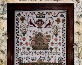 Hands Across The Seas: Miss Mary Ann Bournes 1791 - Cross Stitch Pattern
