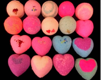 18 Bath Bombs Gift Set Assorted Scents Bath Bomb Fizzy Fizzies Handmade