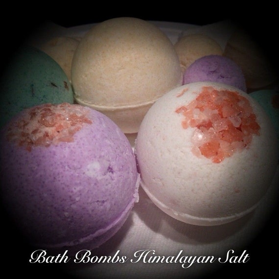 Items similar to Bath Bombs Mega Size with Cocoa Butter, Shea Butter, French Clay, Organic