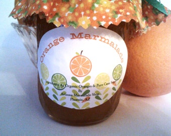 Arizona Orange Marmalade/ 4 or 8 Oz/ Organic/ Sweet/ MADE To ORDER