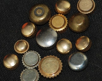 Destash Watch Parts crowns Assemblage Industrial Altered Art Steampunk Charms BG 68