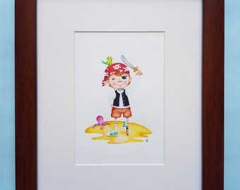 Child Pirate Illustration
