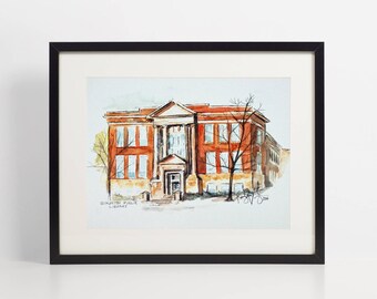 Staunton Public Library Art Print