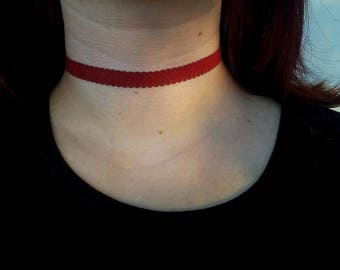 Choker - Suede choker - Necklace - Handmade - Jewelry
