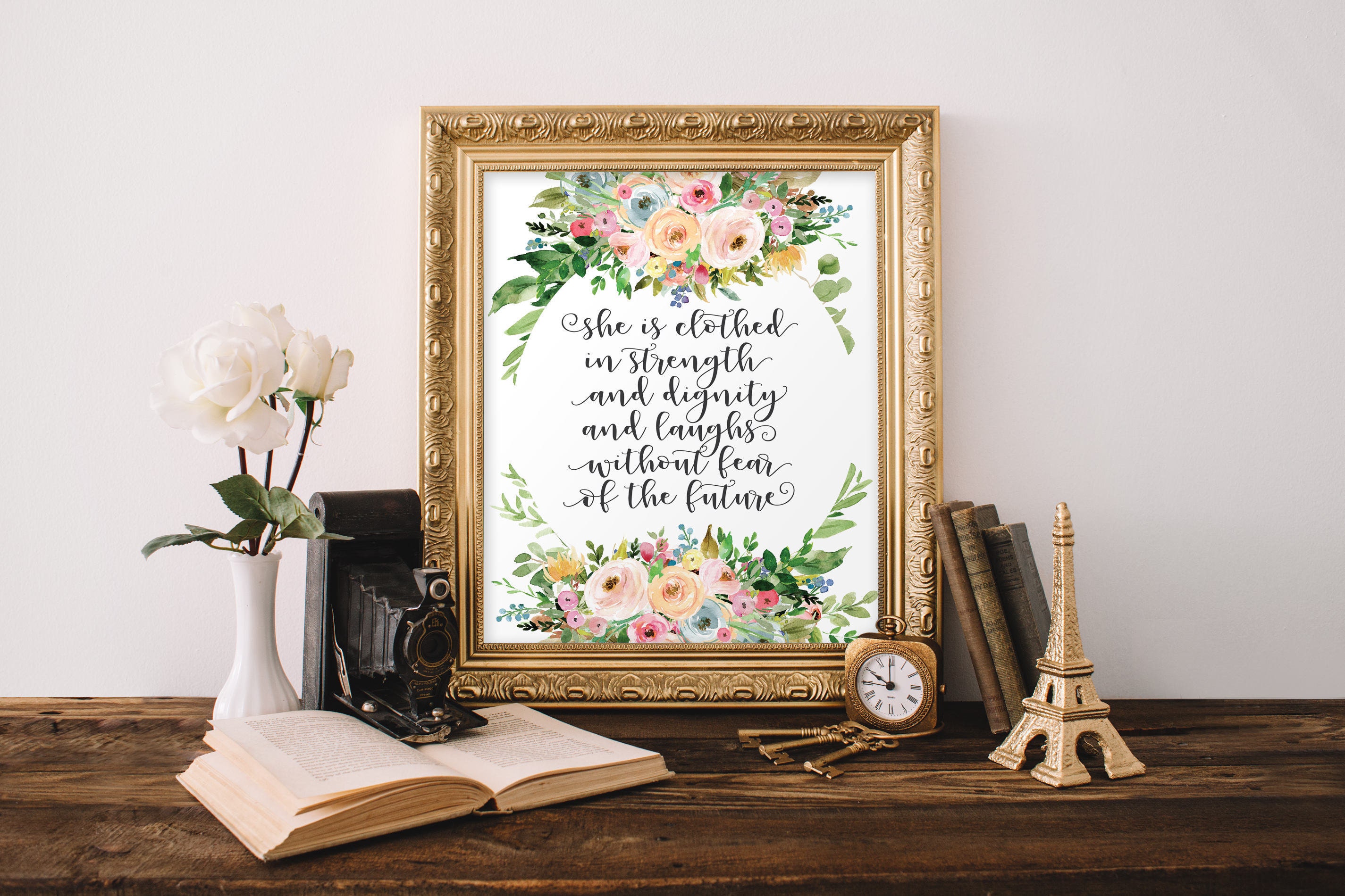 Nursery Christian Prints Bible Wall Art Nursery Wall Art