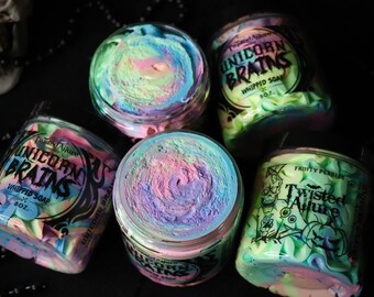 8 oz Unicorn Brains Whipped Soap | Halloween | Fruity Pebbles | Soap | Whipped soap | unicorn |