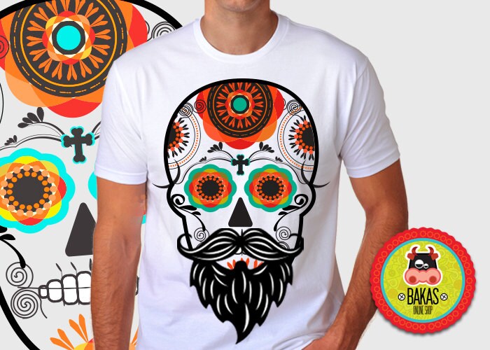 ropa day of the dead skull sugar skull clothing