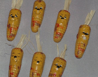 Indian Corn Magnets - Set of 7