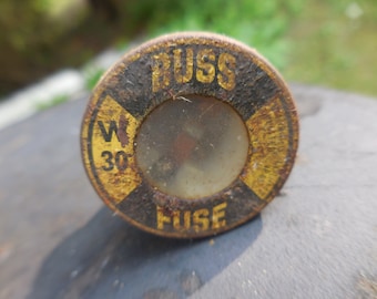 Vintage Buss Fuse Glass and Metal Repurpose Art Project Screw in 30 Reuse Crafting Steampunk 1940s to 1960s