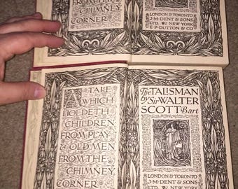 Sir Walter Scott 2 Books Kenilworth and The Talisman JM Dent Sons 1923 Great Britain